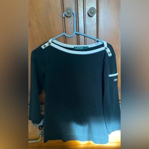 Ralph Lauren black long sleeve shirt